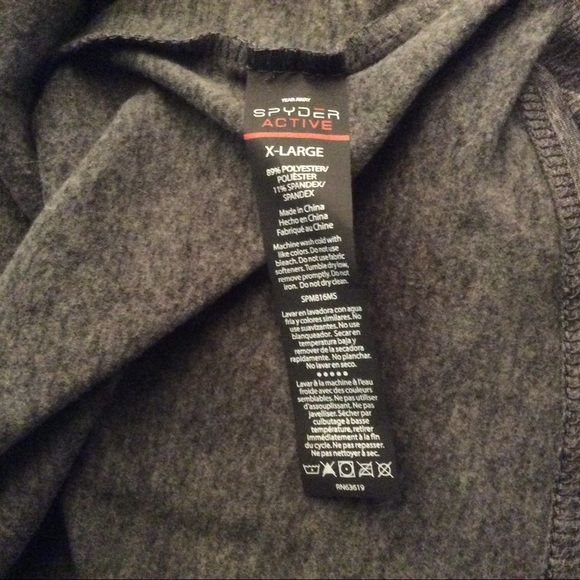 Spyder Active Mens quarter Zip Pullover size XL - Picture 8 of 8